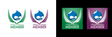 Drupal Association Badge Design Concept 3