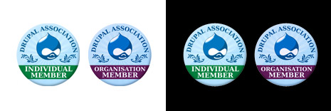 Original Drupal Association Badges