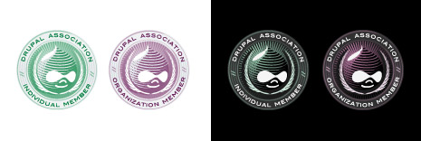 Drupal Association Badge Design Concept 1