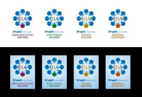 Drupal Association Badge Design 4b