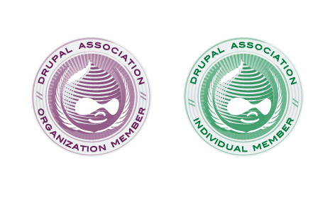 Drupal Association Badge Design Concept 1