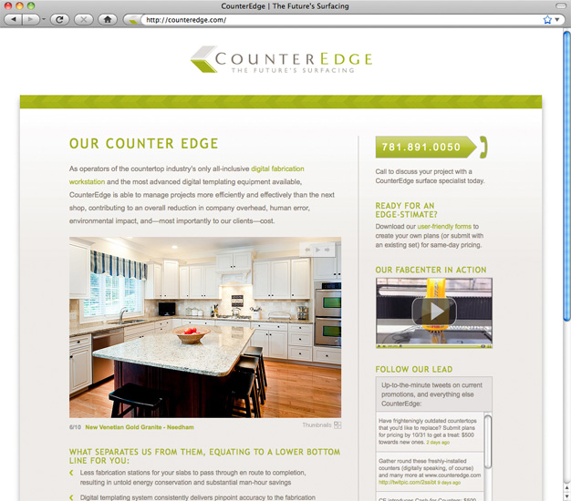 CounterEdge Landing Page