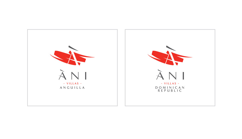 Ani Villas positive logo system