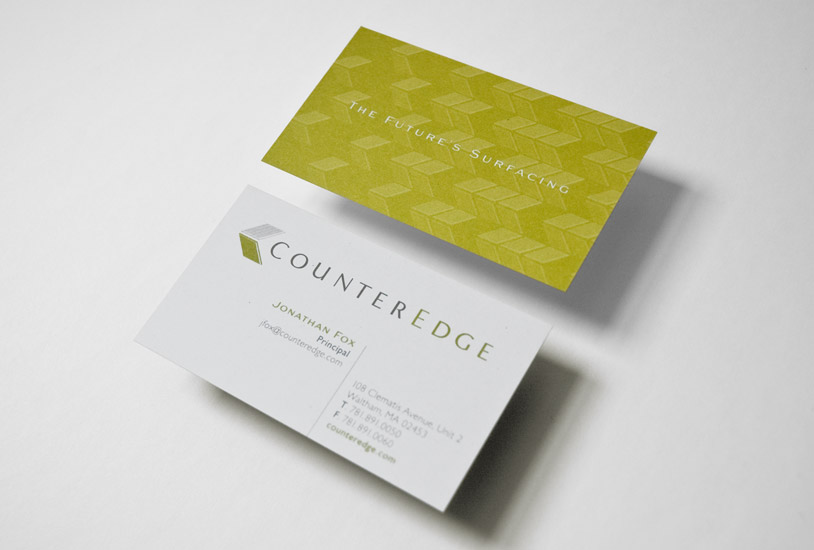 Counter Edge Cards Top View
