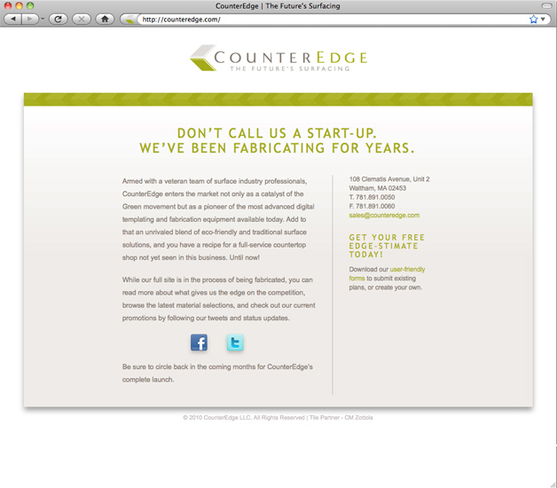 CounterEdge Landing Page
