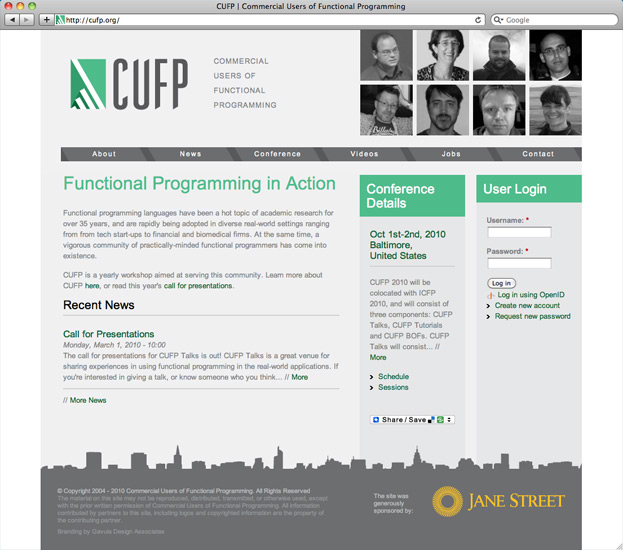 Commercial Users of Functional Programming (CUFP) Home Page