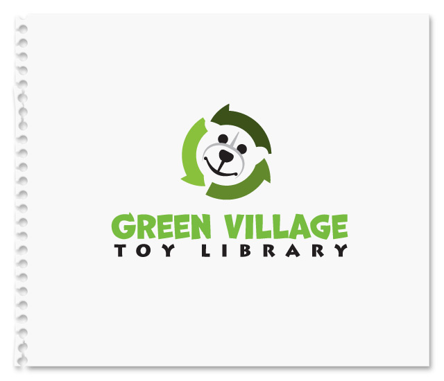 Green Village Toy Library Identity Concept 1