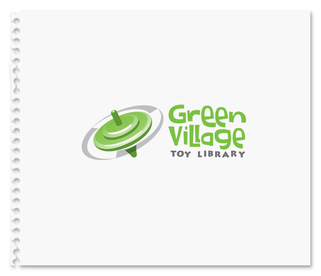 Green Village Toy Library Identity Concept 2