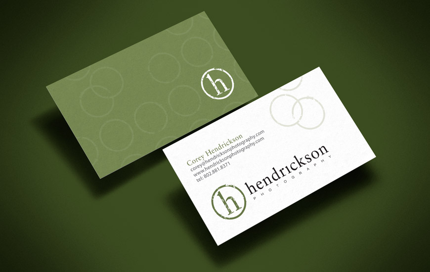 Hendrickson Photography Business Cards