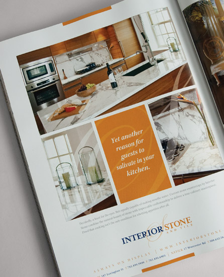 Interior Stone & Tile Advertisement
