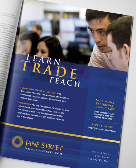 Jane Street Trader Advertisments