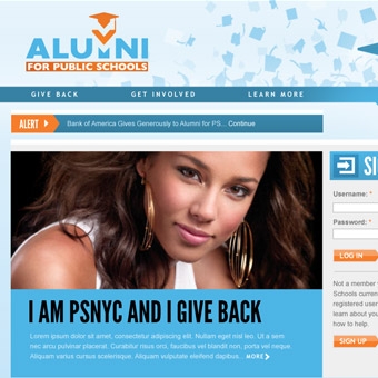 Alumni for Public Schools Website