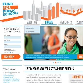 The Fund for Public Schools Site
