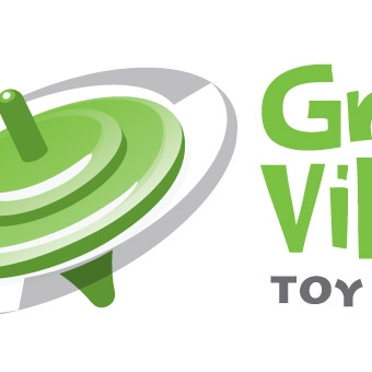 Green Village Toy Library Identity